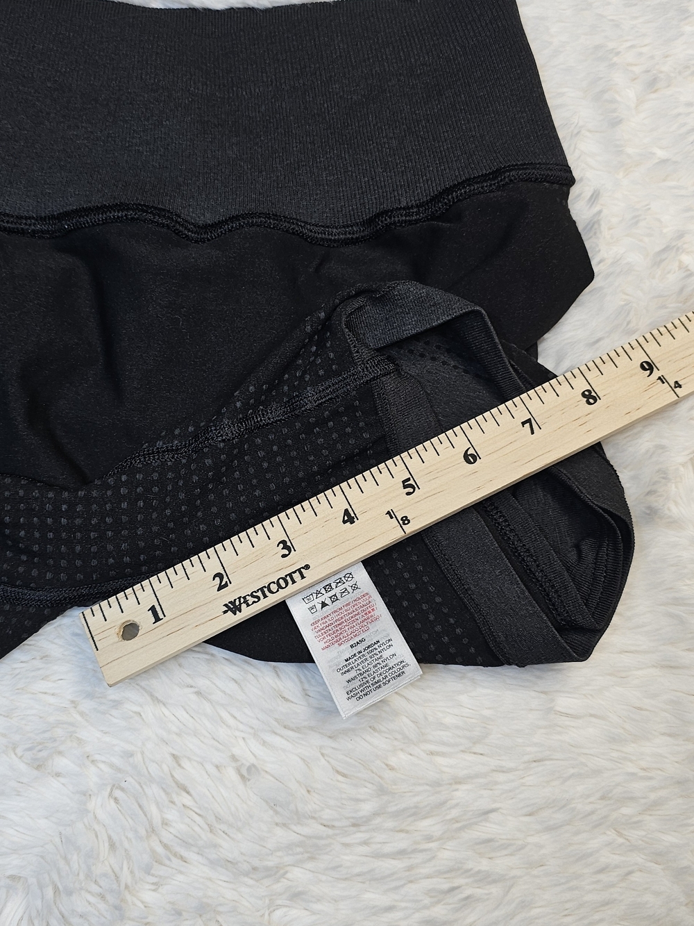 Gymshark Energy+ Seamless 2-in-1 Shorts - Black Marl - Size Medium - Picture 6 of 11